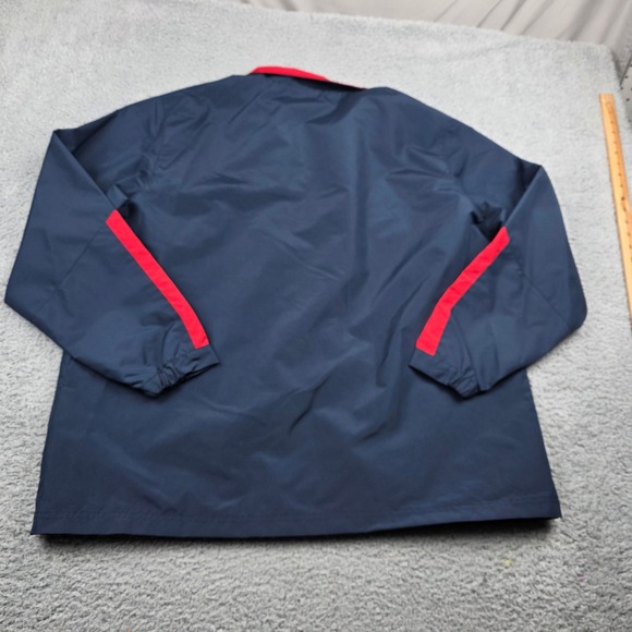 Cooperstown Dreams Park Authentic Mens Large Navy Blue Quarter Zip Windbreaker L - Picture 8 of 8